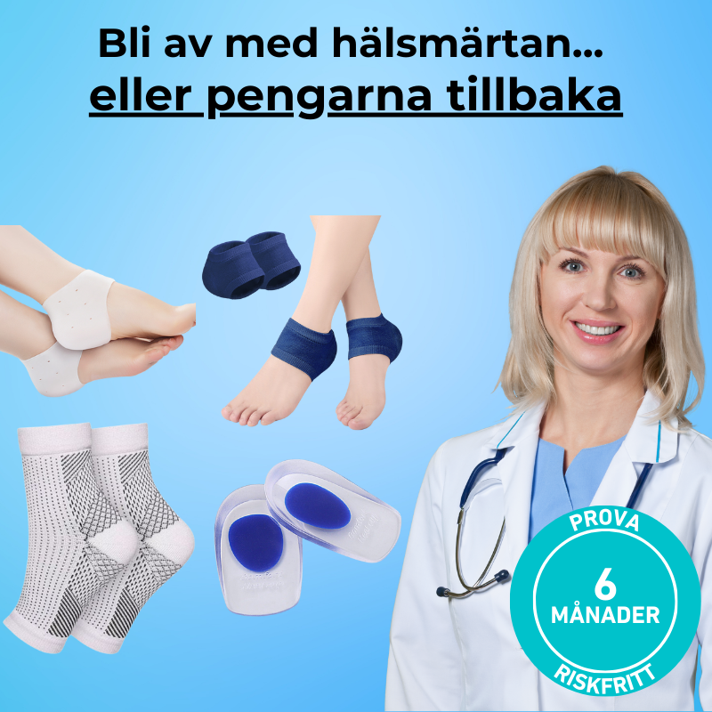 HeelRelief Pack® - Föreställ dig hälsmärtan som ett minne blått