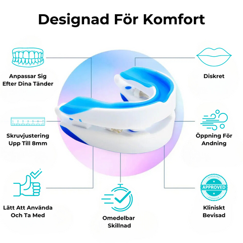 SnoreRelief® - Eliminiera snarkandet & sömnapné för en djupare och bättre sömn